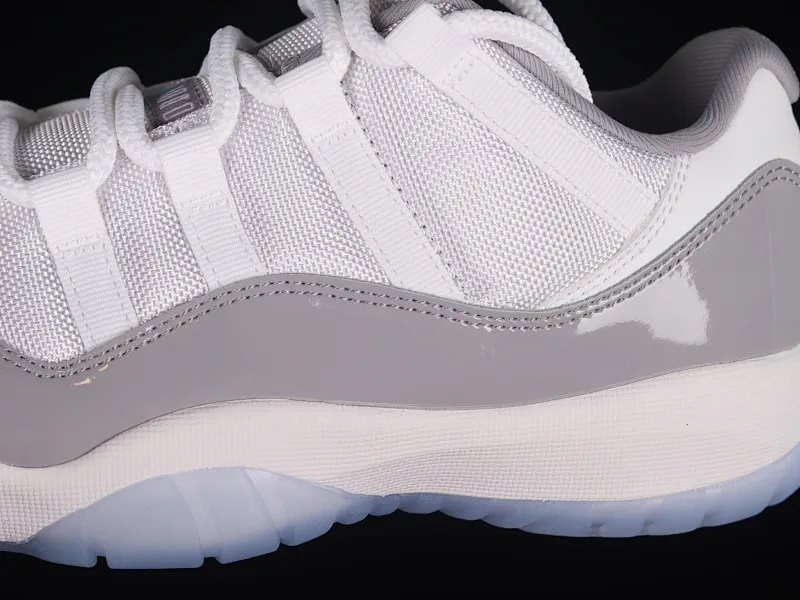 All categories Air Jordan Jordan series basketball shoes Air Jordan 11 pure original version Air Jordan 11 Low "Cement Grey" AJ11 Joe 11 cool gray low-top basketball shoes AV2187-140